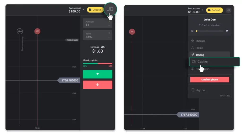Платформа Binomo