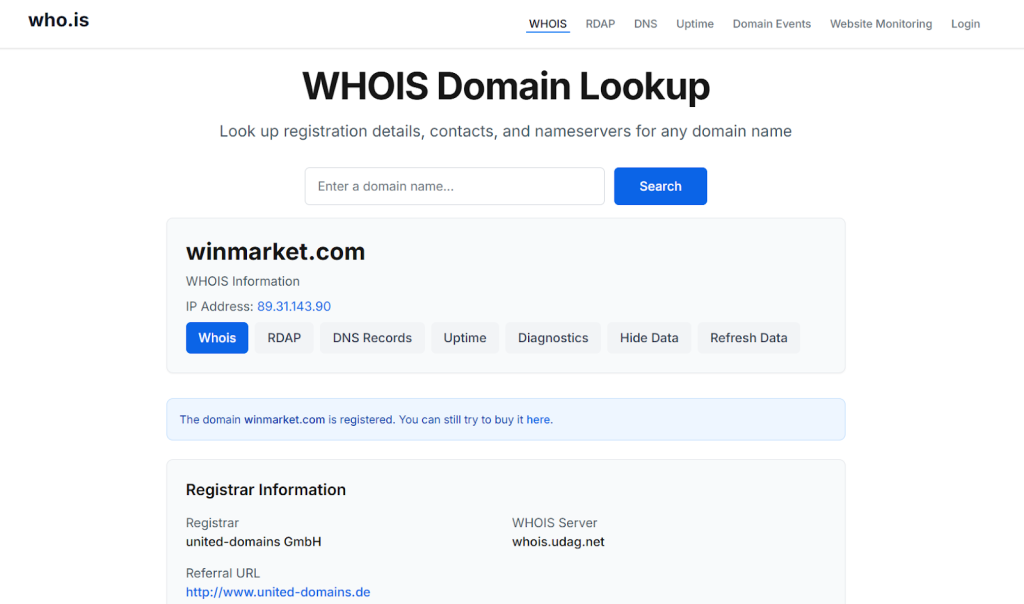 Схема обмана WinMarket