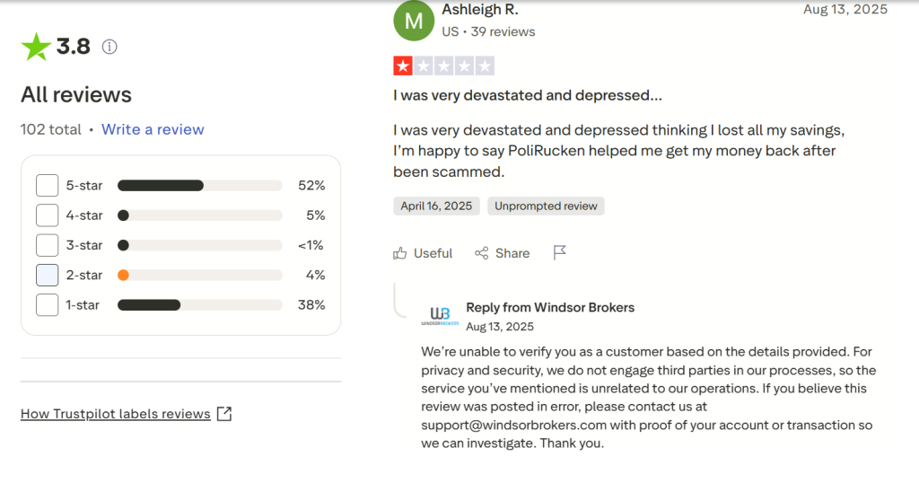 Как Windsor Brokers обманывает своих клиентов